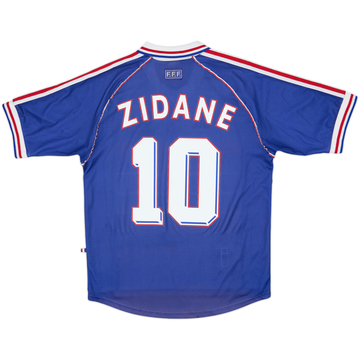 1998-00 France Home Shirt Zidane #10 - 5/10 - (M)