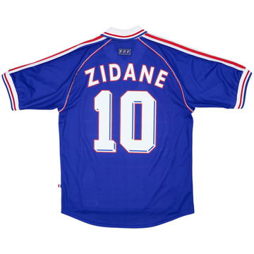 1998-00 France Home Shirt Zidane #10 - 9/10 - (M)