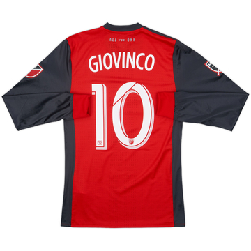 2017 Toronto FC Authentic Home L/S Shirt Giovinco #10 - 9/10 - (S)