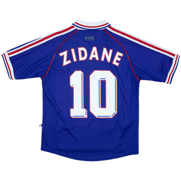 1998-00 France Home Shirt Zidane #10 - 7/10 - (M)