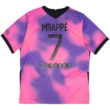2020-21 Paris Saint-Germain Fourth Shirt Mbappe #7 - 9/10 - (L)