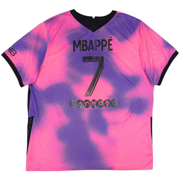 2020-21 Paris Saint-Germain Fourth Shirt Mbappe #7 - 9/10 - (XXL)