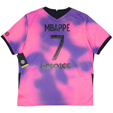 2020-21 Paris Saint-Germain Fourth Shirt Mbappe #7 (XL)