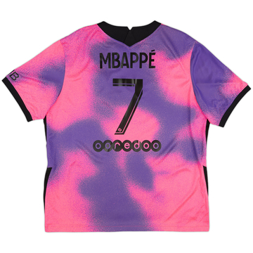 2020-21 Paris Saint-Germain Fourth Shirt Mbappe #7 - 10/10 - (XL)