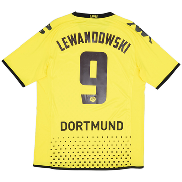 2011-12 Borussia Dortmund Home Shirt Lewandowksi #9 - 8/10 - (M)