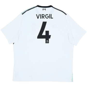 2017-18 Liverpool Away Shirt Virgil #4 - 7/10 - (XXL)