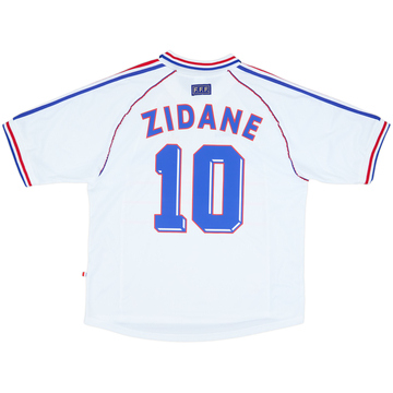 1998 France Away Shirt Zidane #10 - 8/10 - (XL)