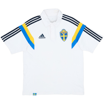 2013-14 Sweden adidas Polo Shirt - 8/10 - (M)