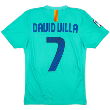 2010-11 Barcelona Away Shirt David Villa #7 - 7/10 - (S)
