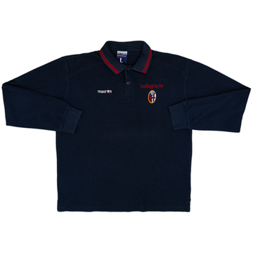 2005-06 Bologna Macron Polo L/S Shirt - 8/10 - (L)