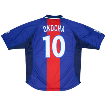 2000-01 Paris Saint-Germain Home Shirt Okocha #10 - 8/10 - (XL)
