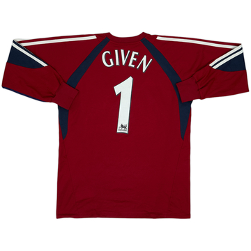 2003-04 Newcastle GK Shirt Given #1 - 7/10 - (XL.Boys)