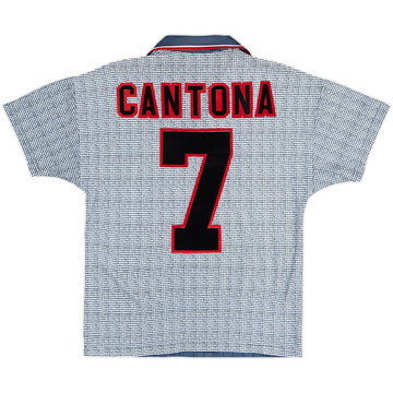 1995-96 Manchester United Away Shirt Cantona #7 - 7/10 - (Y)