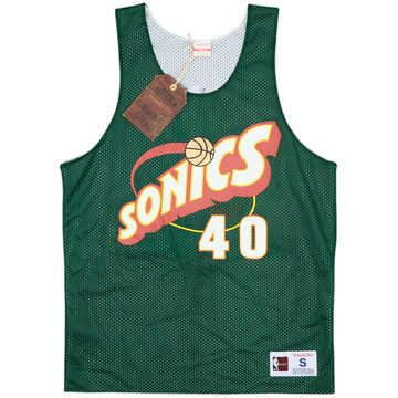 1996 Seattle SuperSonics/NBA All-Star Kemp #40 Mitchell & Ness Reversible Jersey (S)