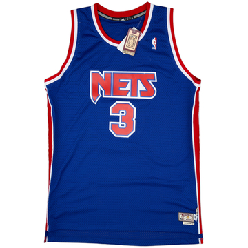 1991-92 New Jersey Nets Petrovic #3 adidas Hardwood Classics Swingman Away Jersey (XL)