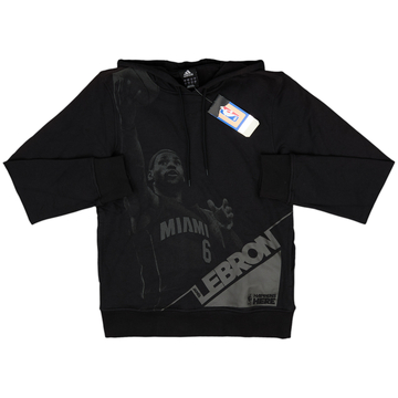 2011-12 Miami Heat LeBron James adidas Hooded Sweat Top (S)
