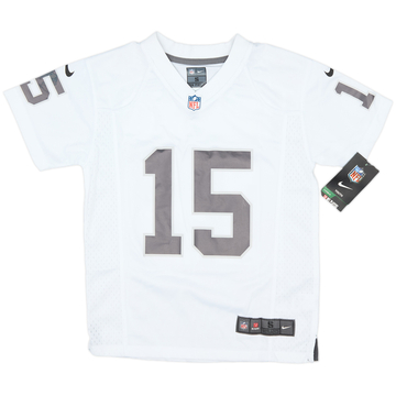 2015-17 Oakland Raiders Crabtree #15 Nike Game Away Jersey (S.Boys)