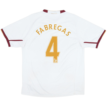 2007-08 Arsenal Away Shirt Fabregas #4 - 6/10 - (M)