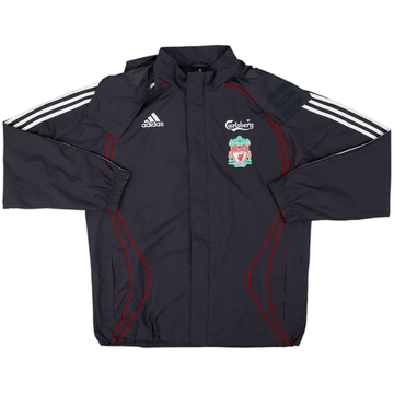 2006-07 Liverpool adidas Hooded Rain Jacket - 9/10 - (M)