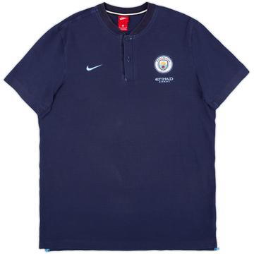 2017-18 Manchester City Nike Polo Shirt - 8/10 - (XL)