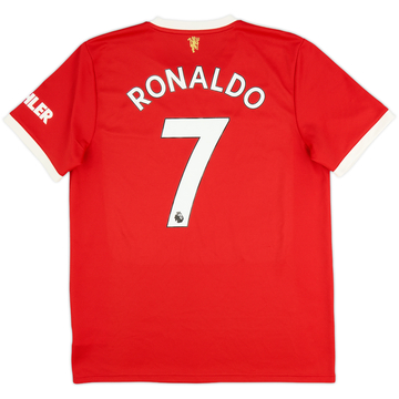 2021-22 Manchester United Home Shirt Ronaldo #7 - 6/10 - (L)