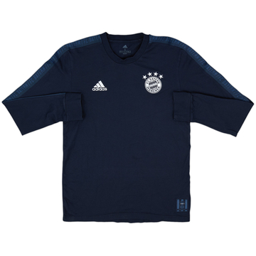 2019-20 Bayern Munich adidas L/S Cotton Tee - 8/10 - (S)