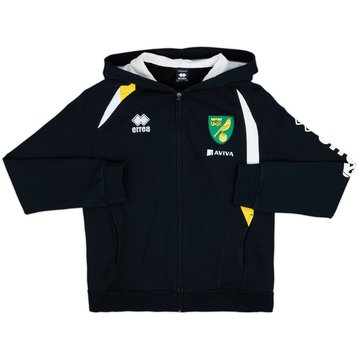 2012-13 Norwich Errea Hooded Track Jacket - 7/10 - (S)