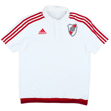 2017-18 River Plate adidas Polo Shirt - 7/10 - (M)
