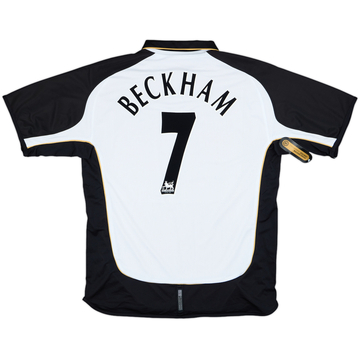 2001-02 Manchester United Centenary Away/Third Shirt Beckham #7 (XL)