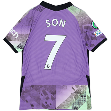 2021-22 Tottenham Authentic Third Shirt Son #7 - 10/10 - (S)