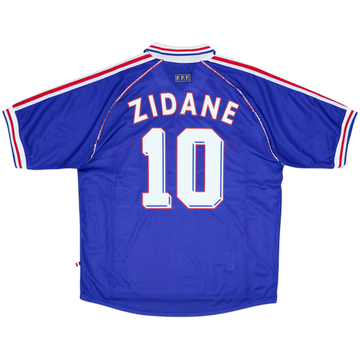 1998-00 France Home Shirt Zidane #10 - 10/10 - (XL)