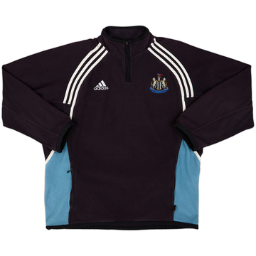 2001-02 Newcastle United adidas 1/4 Zip Fleece Top - 5/10 - (L)