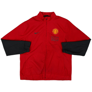 2009-10 Manchester United Nike Track Jacket - 8/10 - (L)