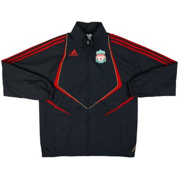 2009-10 Liverpool adidas Hooded Rain Jacket - 9/10 - (M)