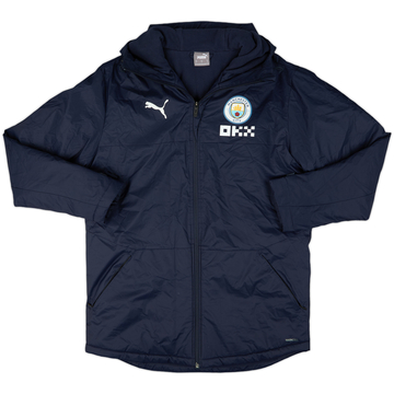 2022-23 Manchester City Puma Padded Bench Coat - 8/10 - (M)