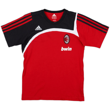 2007-08 AC Milan adidas CottonTee - 9/10 - (M.Boys)