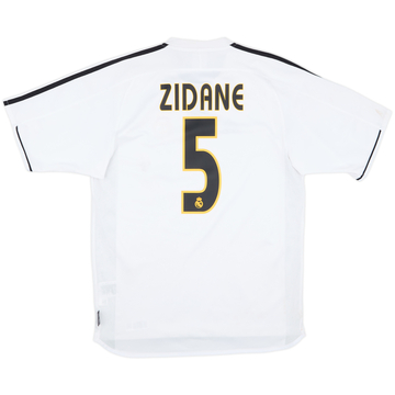 2003-04 Real Madrid Home Shirt Zidane #5 - 8/10 - (S)