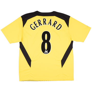 2004-06 Liverpool Away Shirt Gerrard #8 - 9/10 - (L)
