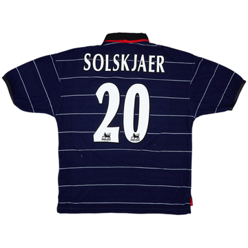 1999-00 Manchester United Away Shirt Solskjaer #20 - 9/10 - (M)