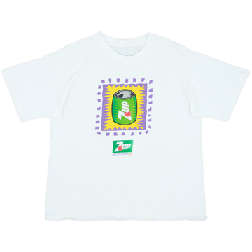 1992-93 Fiorentina 7-Up Graphic Tee - 8/10 - (M)
