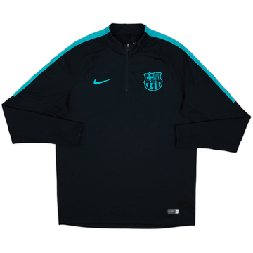 2015-16 Barcelona Nike 1/4 Zip Drill Top - 9/10 - (L)