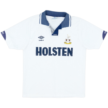 1991-93 Tottenham Home Full Kit - 5/10 - (S)