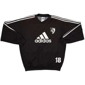 2000-01 FC Lagenthal Player Issue adidas Sweat Top #18 - 6/10 - (M)