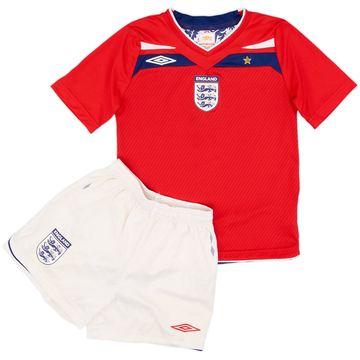 2008-10 England Away Shirt & Shorts - 8/10 - (6-7 Years)