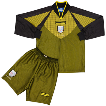 1998-99 England GK Shirt & Shorts - 9/10 - (L.Boys)