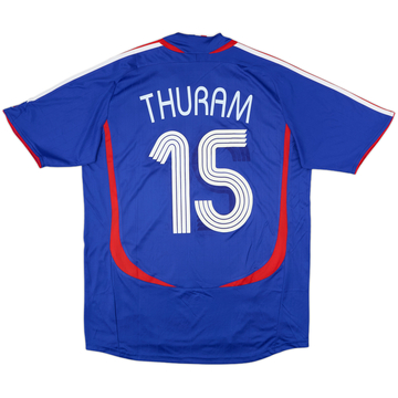 2006-07 France Home Shirt Thuram #15 - 5/10 - (L)