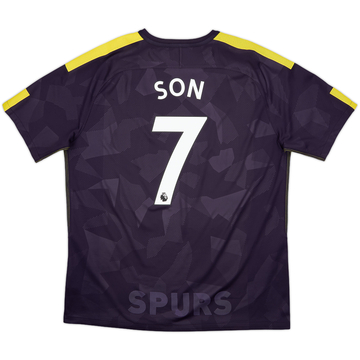2017-18 Tottenham Away Shirt Son #7 - 8/10 - (XL)