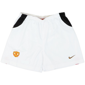 2002-04 Manchester United Home Shorts - 7/10 - (XL)