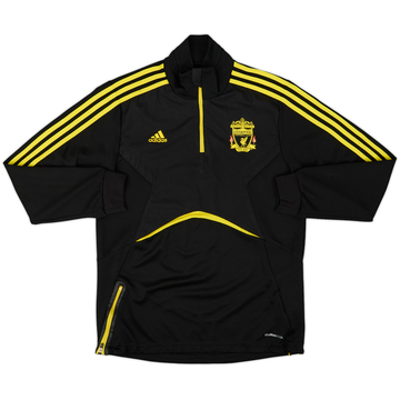 2010-11 Liverpool adidas 1/4 Zip Drill Top - 9/10 - (M)
