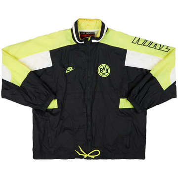 1996-97 Borussia Dortmund Nike Hooded Rain Jacket - 8/10 - (XL)